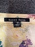 Sweet Rain 100% Polyester Floral Ivory 3/4 Sleeve Blouse Size M - photo 7