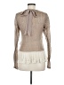 A'reve Ivory Long Sleeve Blouse Size M - photo 2