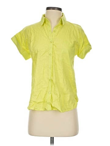 New York & Company Short Sleeve Blouse (view 1)