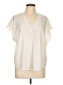 Express Ivory Short Sleeve Blouse Size XL - photo 1