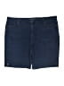 Gloria Vanderbilt Solid Blue Denim Shorts Size 24 waist - photo 1