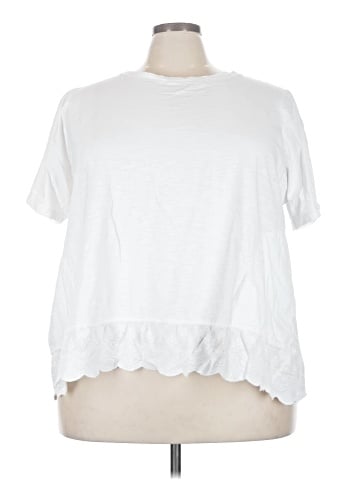LOGO by Lori Goldstein Short Sleeve T-Shirt (view 1)