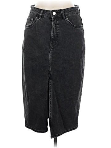 Zara TRF Denim Skirt (view 1)