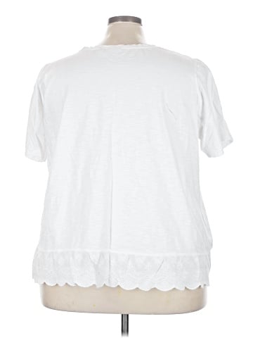 LOGO by Lori Goldstein Short Sleeve T-Shirt (view 2)