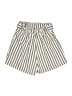 Pull&Bear Stripes Ivory Shorts Size S - photo 2