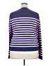 J.Crew Factory Store 100% Cotton Stripes Purple Blue Pullover Sweater Size 3X - photo 2