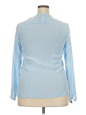 Pendleton Long Sleeve Silk Top (view 2)