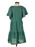 Universal Thread Solid Green Casual Dress Size S - photo 2