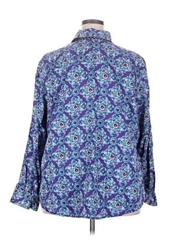 Foxcroft Long Sleeve Button-Down Shirt (view 2)