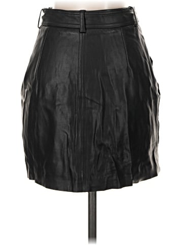 Pull&Bear Faux Leather Skirt (view 2)
