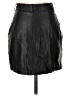 Pull&Bear Black Faux Leather Skirt Size S - photo 2