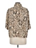 Sanctuary 100% Polyester Animal Print Tan Short Sleeve Blouse Size M - photo 2