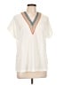 Cupshe Ivory Short Sleeve Blouse Size L - photo 1