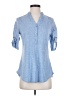 Perseption Concept Blue 3/4 Sleeve Blouse Size S - photo 1
