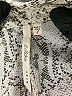 Bellatrix 100% Polyester Animal Print Silver Long Sleeve Blouse Size L - photo 7