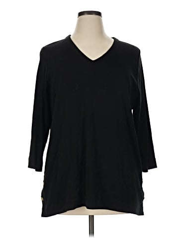 Chico's 3/4 Sleeve T-Shirt (view 1)