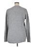 Pink Clover 100% Polyester Metallic Silver Pullover Sweater Size XL - photo 2