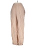 Unbranded 100% Silk Chevron-herringbone Tan Silk Pants Size S - photo 2
