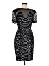 A.J. Bari 100% Rayon Silver Cocktail Dress Size 8 - photo 1