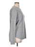 Pink Clover 100% Polyester Metallic Silver Pullover Sweater Size XL - photo 4