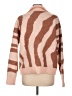 Nine West Animal Print Brown Pullover Sweater Size L - photo 2