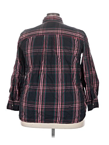 Free Assembly 3/4 Sleeve Button-Down Shirt (view 2)