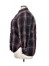 Free Assembly 100% Cotton Plaid Black 3/4 Sleeve Button-Down Shirt Size 3X - photo 5