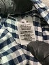Prince & Fox 100% Cotton Checkered-gingham Blue Long Sleeve Button-Down Shirt Size M - photo 8