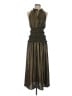 Current Air Solid Brown Cocktail Dress Size S - photo 1