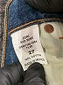 Denimist 100% Cotton Hearts Blue Jeans Size 27 waist - photo 7