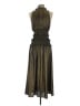 Current Air Solid Brown Cocktail Dress Size S - photo 2