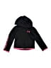 Under Armour 100% Polyester Black Zip Up Hoodie Size 4 - photo 1