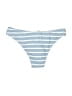 Cupshe 100% Polyester Stripes Blue Swimsuit Bottoms Size S - photo 2