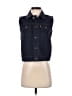Levi's 100% Cotton Black Sleeveless Button-Down Shirt Size S - photo 1