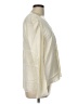 Theory 100% Silk Ivory Long Sleeve Silk Top Size L - photo 4