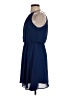 Dina Be 100% Polyester Solid Blue Cocktail Dress Size S - photo 5