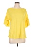 Assorted Brands Yellow Short Sleeve Top Size L - photo 1