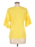 Assorted Brands Yellow Short Sleeve Top Size L - photo 2