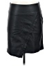 David Lerner Black Faux Leather Skirt Size S - photo 1