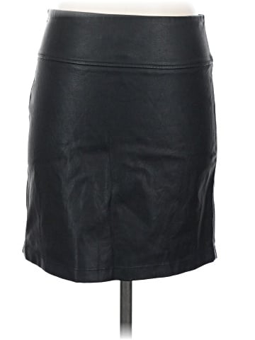 David Lerner Faux Leather Skirt (view 2)