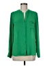 Bellatrix 100% Polyester Green Long Sleeve Blouse Size M - photo 1