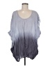 Elan 100% Rayon Gray 3/4 Sleeve Blouse Size M - photo 1