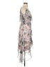 Keepsake 100% Polyester Floral Gray Cocktail Dress Size S - photo 4