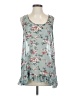 World Market 100% Polyester Teal Sleeveless Blouse Size S - photo 1