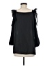 Hot In Hollywood 100% Polyester Black 3/4 Sleeve Blouse Size M - photo 2