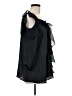 Hot In Hollywood 100% Polyester Black 3/4 Sleeve Blouse Size M - photo 4