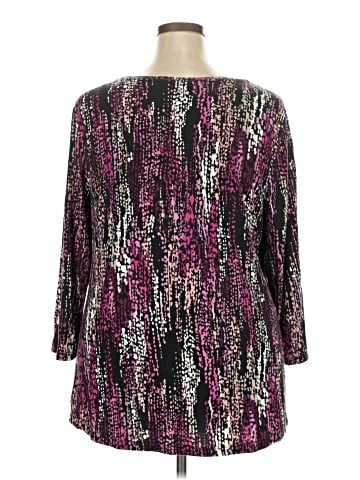 JM Collection 3/4 Sleeve Blouse (view 2)