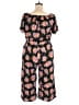 Love Floral Black Jumpsuit Size 3X - photo 2