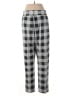 Lands' End Checkered-gingham Silver Casual Pants Size M - photo 2
