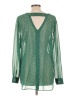 CAbi Green Long Sleeve Blouse Size L - photo 2